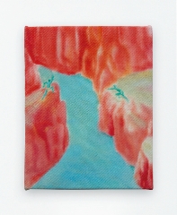 Sophie Varin, Inédit, 2021, 10,5 x 8,5 cm, Oil on cotton